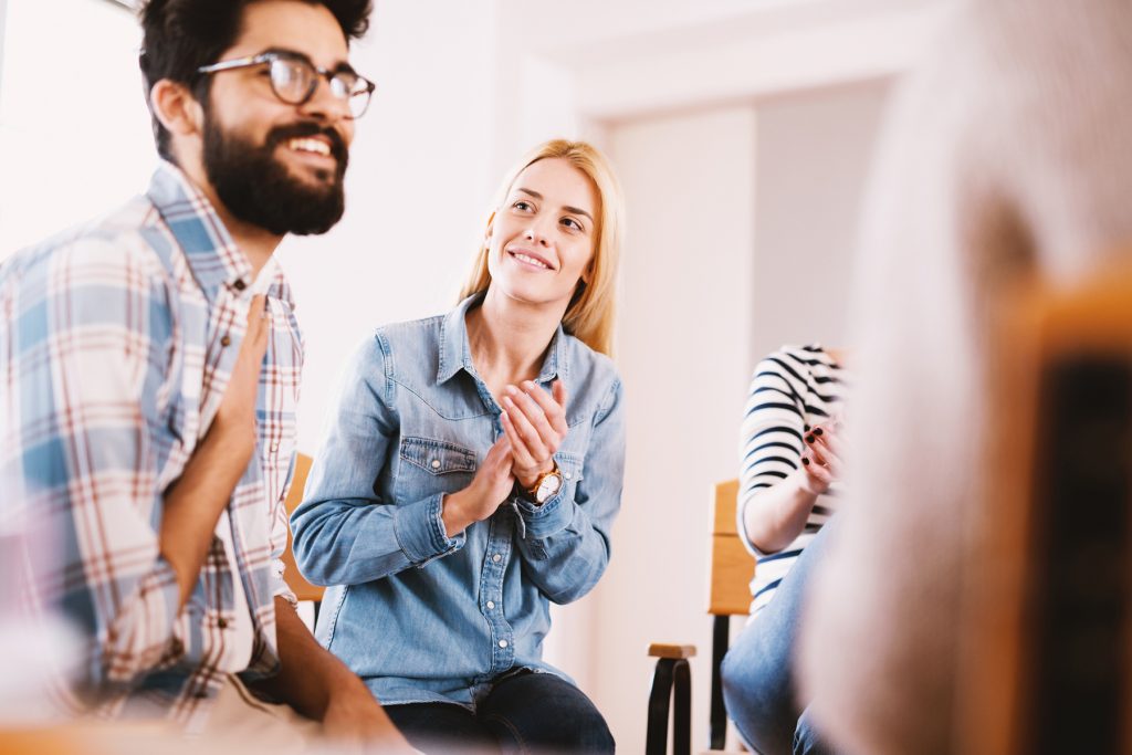 Supportive group therapy session