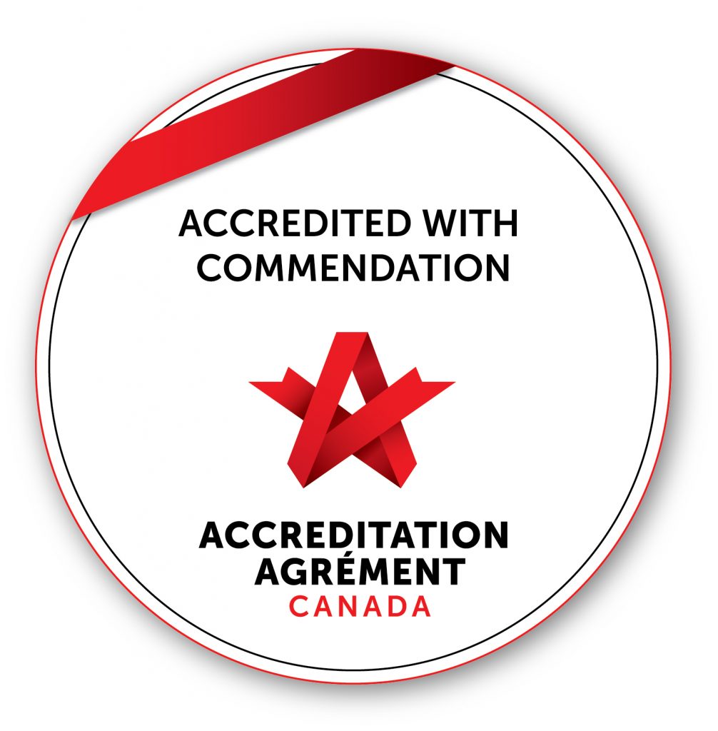 Accredited with commendation from Accreditation Canada, Canadian Addiction Treatment Centres