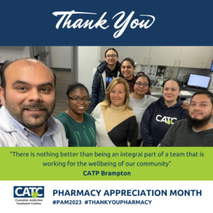 Thank you CATP Brampton pharmacy team