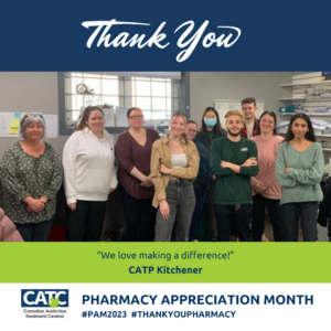Thank you CATP Kitchener pharmacy team