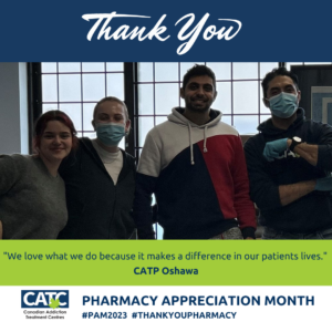 Thank you CATP Oshawa pharmacy team