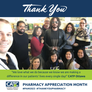 Thank you CATP Ottawa pharmacy team