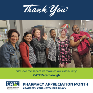 Thank you CATP Peterborough pharmacy team