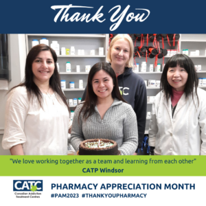 Thank you CATP Windsor pharmacy team
